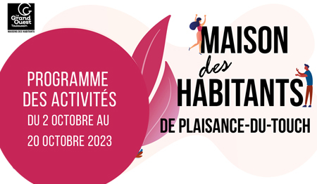 Le programme de vos activités d'octobre à la Maison des habitants de Plaisance-du-Touch