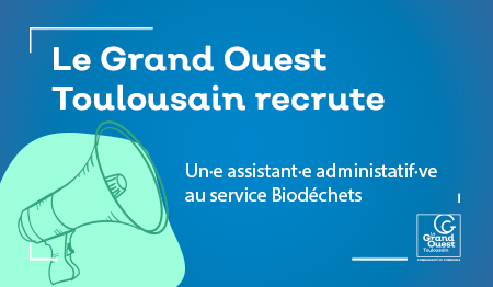 Emploi : un·e assistant·e administratif·ve pour le service Biodéchets