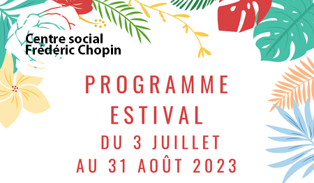 Le plein d'activités estivales au centre social Frédéric Chopin