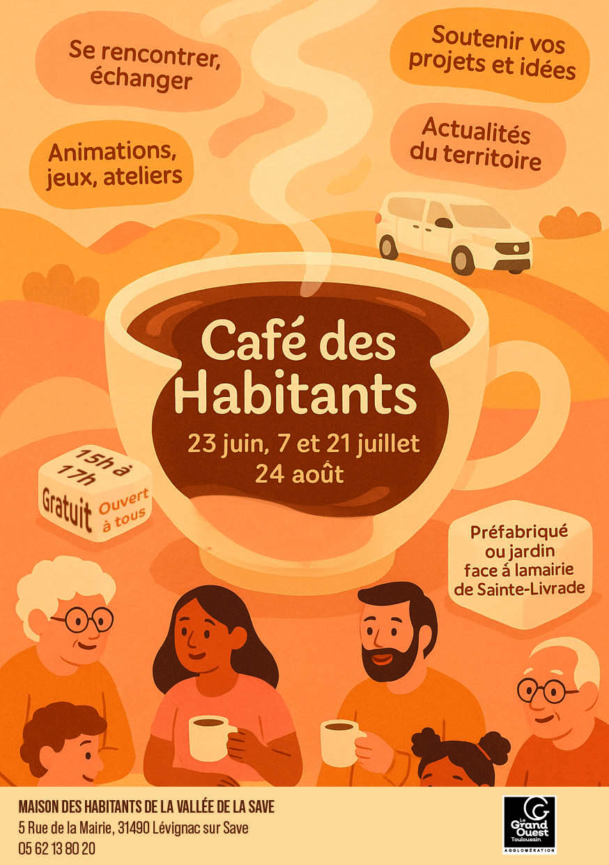 Café des Habitants : vos nouveaux rendez-vous de l’été pour à Sainte-Livrade