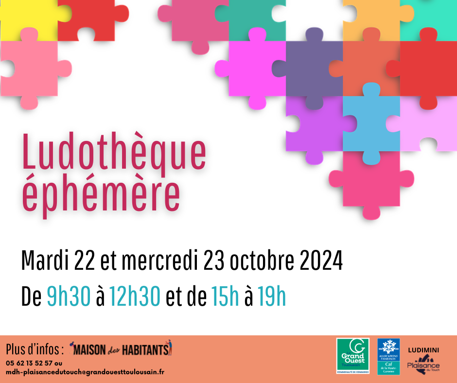 Ludothèque éphémère d'octobre