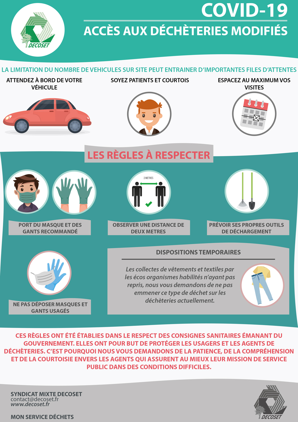 Les nouvelles conditions d'accès aux déchèteries