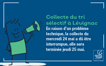Problème technique sur la collecte sélective à Lévignac