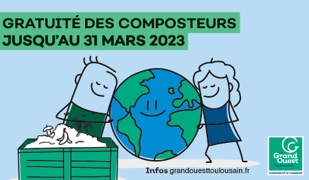 Gratuité des composteurs prolongée jusqu'au 31 mars 2023