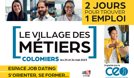 Village des métiers, les 23 et 24 mai à Colomiers