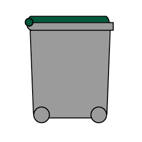 Poubelle de 770L 70X70px
