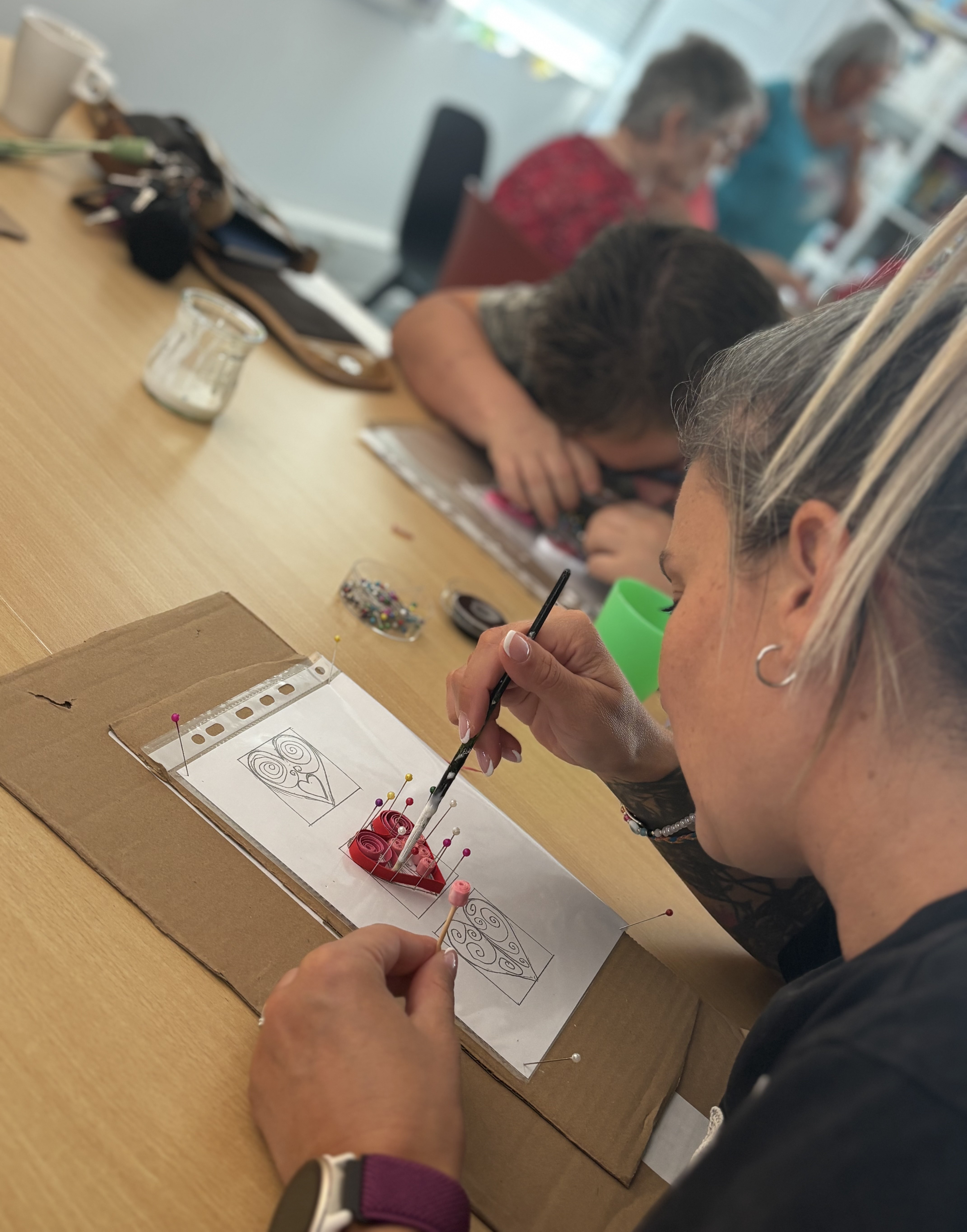 Atelier cartes coeurs