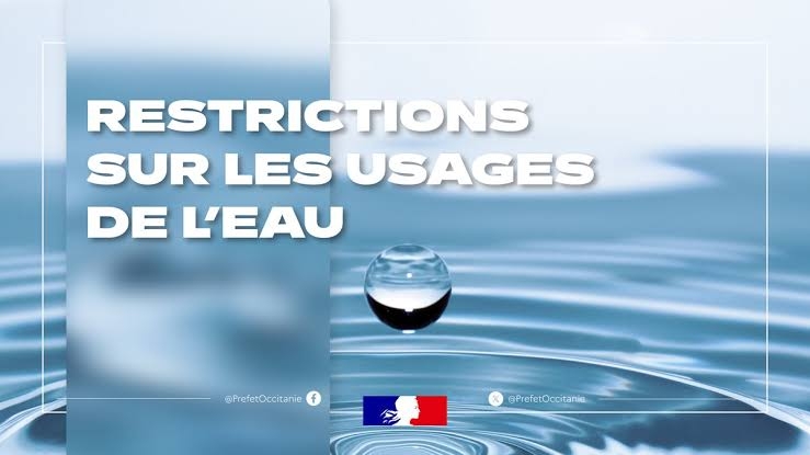 Restriction de l'eau