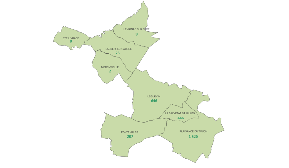 Carte logements sociaux en 2024